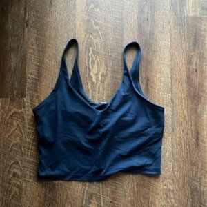 lululemon Align Cropped Tank in Navy - Size 12